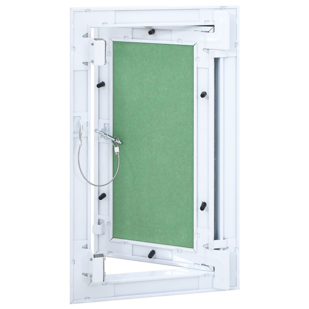 vidaXL Panou de acces cu cadru din aluminiu și gips-carton, 200x400 mm