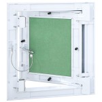 vidaXL Panou de acces cu cadru din aluminiu și gips-carton, 250x250 mm vidaXL Panou de acces cu cadru din aluminiu și gips-carton, 250x250 mm