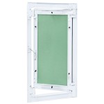 vidaXL Panou de acces cu cadru din aluminiu și gips-carton, 300x500 mm vidaXL Panou de acces cu cadru din aluminiu și gips-carton, 300x500 mm