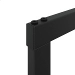 vidaXL Rastel pentru lemne de foc, negru, 110x30x116 cm, oțel vidaXL Rastel pentru lemne de foc, negru, 110x30x116 cm, oțel
