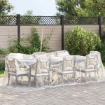 vidaXL Prelata transparenta cu ochiuri 2x4 m polietilena vidaXL Prelata transparenta cu ochiuri 2x4 m polietilena