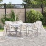 vidaXL Prelata transparenta cu ochiuri 3x5 m polietilena vidaXL Prelata transparenta cu ochiuri 3x5 m polietilena