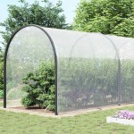 vidaXL Prelata transparenta cu ochiuri 10x12 m polietilena