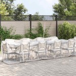 vidaXL Prelata transparenta cu ochiuri 2x10 m polietilena