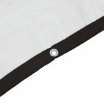 vidaXL Prelata transparenta cu ochiuri 3x8 m polietilena vidaXL Prelata transparenta cu ochiuri 3x8 m polietilena