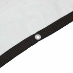 vidaXL Prelata transparenta cu ochiuri 3x12 m polietilena vidaXL Prelata transparenta cu ochiuri 3x12 m polietilena