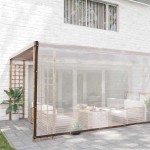 vidaXL Prelata transparenta cu ochiuri 6x10 m polietilena