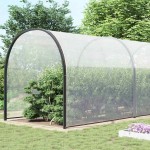 vidaXL Prelata transparenta cu ochiuri 12x12 m polietilena vidaXL Prelata transparenta cu ochiuri 12x12 m polietilena