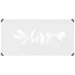 vidaXL Prelata transparenta cu ochiuri 1x2 m PVC vidaXL Prelata transparenta cu ochiuri 1x2 m PVC