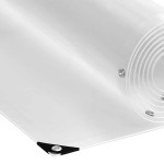 vidaXL Prelata transparenta cu ochiuri 1x2 m PVC vidaXL Prelata transparenta cu ochiuri 1x2 m PVC