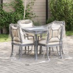 vidaXL Prelata transparenta cu ochiuri 2x3 m PVC vidaXL Prelata transparenta cu ochiuri 2x3 m PVC