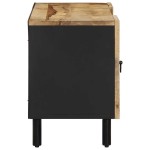 vidaXL Dulap TV, negru, 105x33,5x46 cm, lemn masiv de mango brut