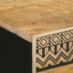 vidaXL Dulap, 40x33,5x75 cm, lemn masiv de mango brut