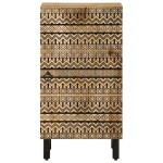 vidaXL Dulap, 40x33,5x75 cm, lemn masiv de mango brut