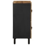 vidaXL Dulap, 60x33,5x75 cm, lemn masiv de mango brut