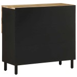vidaXL Dulap, 80x33,5x75 cm, lemn masiv de mango brut