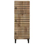 vidaXL Dulap înalt, 40x33,5x110 cm, lemn masiv de mango brut vidaXL Dulap înalt, 40x33,5x110 cm, lemn masiv de mango brut