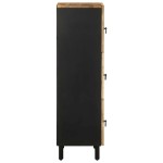 vidaXL Dulap înalt, 40x33,5x110 cm, lemn masiv de mango brut vidaXL Dulap înalt, 40x33,5x110 cm, lemn masiv de mango brut