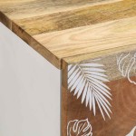 vidaXL Noptiere, 2 buc., 40x33,5x46 cm, lemn masiv de acacia