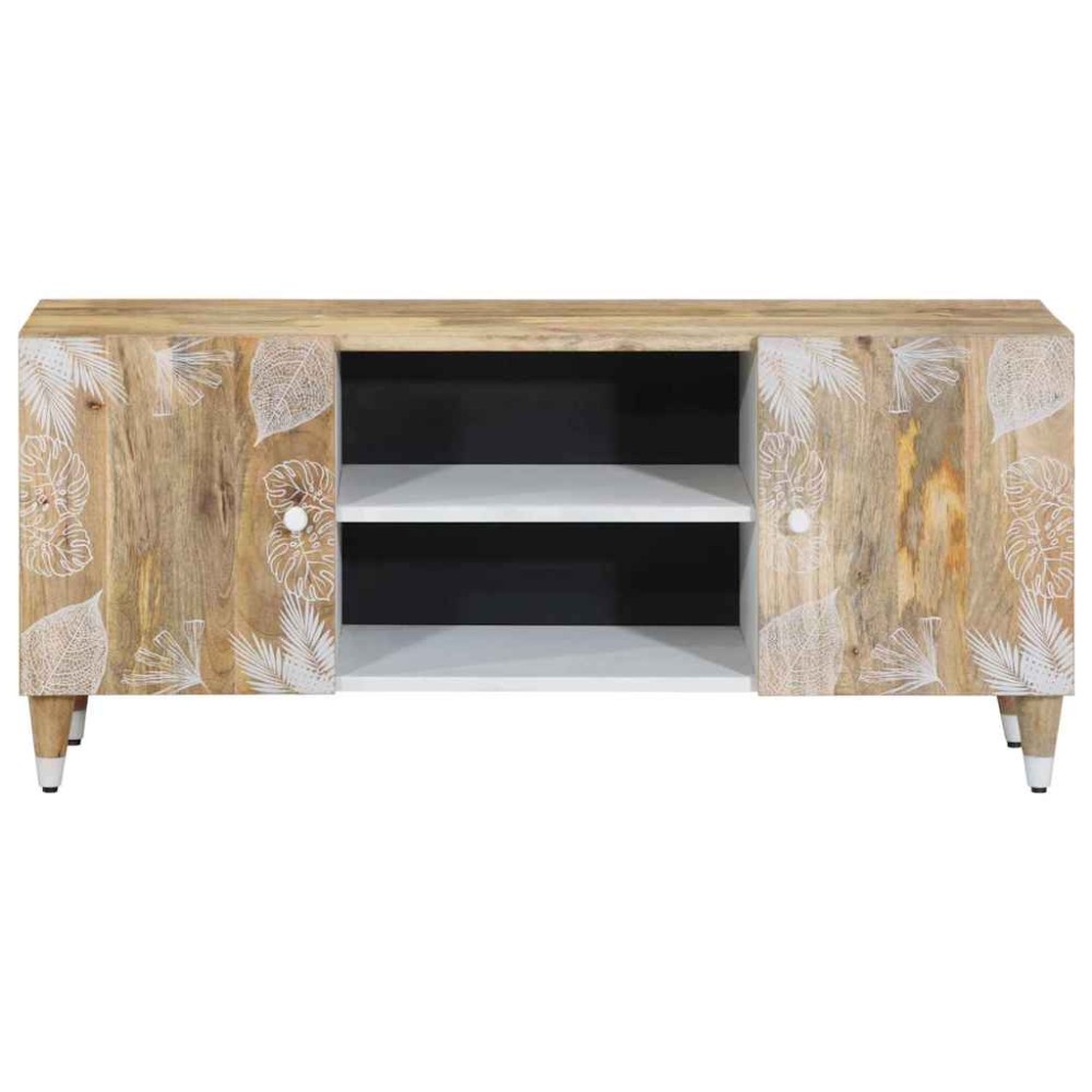 vidaXL Dulap TV 105x33,5x46 cm lemn masiv de mango