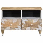 vidaXL Comodă TV, 70x33,5x46 cm, lemn masiv de mango vidaXL Comodă TV, 70x33,5x46 cm, lemn masiv de mango