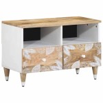 vidaXL Comodă TV, 70x33,5x46 cm, lemn masiv de mango vidaXL Comodă TV, 70x33,5x46 cm, lemn masiv de mango