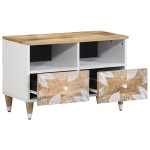 vidaXL Comodă TV, 70x33,5x46 cm, lemn masiv de mango vidaXL Comodă TV, 70x33,5x46 cm, lemn masiv de mango
