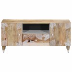 vidaXL Dulap TV 105x33,5x46 cm lemn masiv de mango