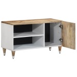 vidaXL Comodă TV, 80x31,5x46 cm, lemn masiv de mango vidaXL Comodă TV, 80x31,5x46 cm, lemn masiv de mango