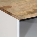vidaXL Comodă TV, 100x33,5x46 cm, lemn masiv de mango