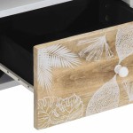 vidaXL Comodă TV, 100x33,5x46 cm, lemn masiv de mango