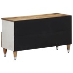 vidaXL Comodă TV, 80x33,5x46 cm, lemn masiv de mango vidaXL Comodă TV, 80x33,5x46 cm, lemn masiv de mango