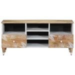 vidaXL Comodă TV, 100x33,5x46 cm, lemn masiv de mango vidaXL Comodă TV, 100x33,5x46 cm, lemn masiv de mango