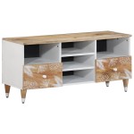 vidaXL Comodă TV, 100x33,5x46 cm, lemn masiv de mango vidaXL Comodă TV, 100x33,5x46 cm, lemn masiv de mango