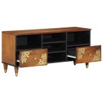 vidaXL Dulap TV 100x33x46 cm Lemn Solid Mango vidaXL Dulap TV 100x33x46 cm Lemn Solid Mango