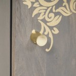 vidaXL Dulap de perete cu ușă Gri 38 x 33 x 48 cm Lemn de mango solid