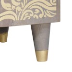 vidaXL Dulap de Baie cu ușă Gri 38 x 33 x 58 cm Lemn de mango solid