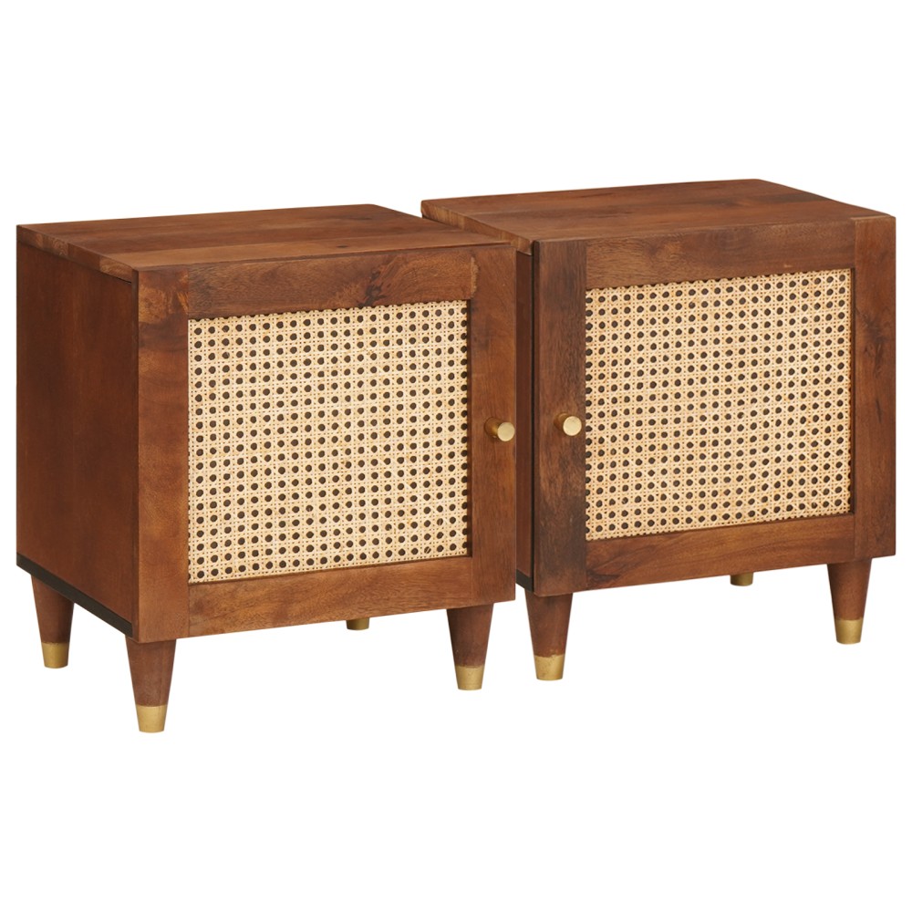 vidaXL Mese de noptieră 2 pcs 40 x 33.5 x 46 cm