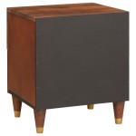 vidaXL Mese de noptieră cu sertar 2 pcs 40 x 33.5 x 46 cm vidaXL Mese de noptieră cu sertar 2 pcs 40 x 33.5 x 46 cm