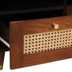 vidaXL Dulapuri și suporturi pentru stocarea media Maro