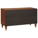 vidaXL Dulapuri și suporturi pentru stocarea media cu raft cu ușă Maro