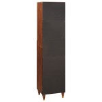vidaXL Bufet cu sertar cu raft cu depozitare cu ușă Maro 38 x 33.5 x 160 cm