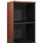 vidaXL Bufet cu sertar cu raft cu depozitare cu ușă Maro 38 x 33.5 x 160 cm