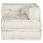 vidaXL Unitatea de sofa modulară crem 70x70x54 țesătură