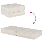 vidaXL Unitatea de sofa modulară crem 70x70x36 țesătură