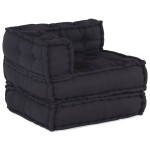 vidaXL Puf modular Antracit 70x70x54 Material