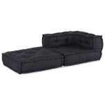 vidaXL Puf modular Antracit 70x70x54 Material