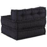 vidaXL Puf modular Antracit 70x70x54 Material