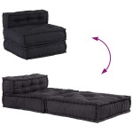 vidaXL Puf modular Antracit 70x70x54 Material