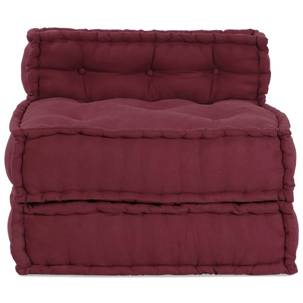 vidaXL Puf modular maro 70x70x54 material